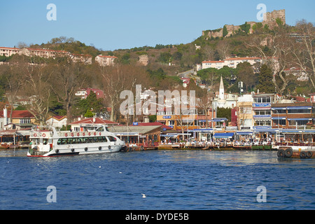 Yoros Castle, Bosphore Anadolu Kavagi, côté anatolien, Istanbul Turquie. Banque D'Images