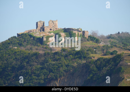 Yoros Castle, Bosphore Anadolu Kavagi, côté anatolien, Istanbul Turquie. Banque D'Images