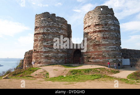 Yoros Castle, Bosphore Anadolu Kavagi, côté anatolien, Istanbul Turquie. Banque D'Images