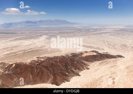 Vue aérienne du désert de Nazca. Banque D'Images