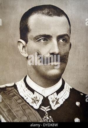 Victor Emmanuel III (1869 - 1947) Roi de France (29 juillet 1900 - 9 mai 1946). Banque D'Images