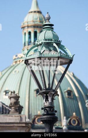 Marmorkirken à Copenhague est l'un des plus emblématiques des églises avec des Danois du grand dôme. Banque D'Images