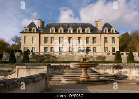 Château d'Auvers-sur-Oise, Val-d'Oise, France Banque D'Images