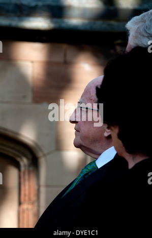 Michael D. Higgins, président de l'Irlande, à la cathédrale de Coventry Banque D'Images