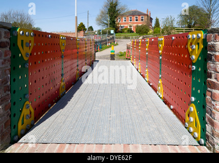 Meccano le pont sur le canal de Manchester Bolton & Bury à Nob, petite manette, Bolton, Greater Manchester, Angleterre, RU Banque D'Images