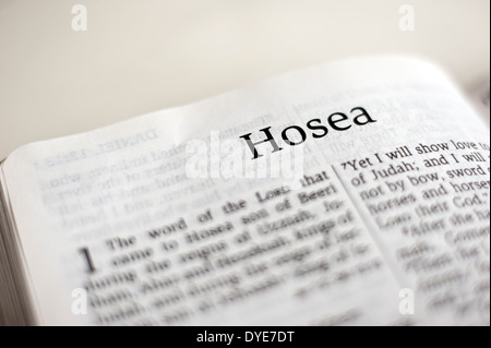 Livre d'Osée dans l'ancien Testament Banque D'Images