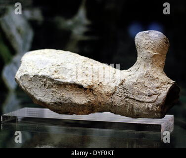 Les joints de tuyaux de plomb, de la ville romaine de Bath en Angleterre. À l'origine aurait été extraits dans les Mendip Hills par les esclaves. Vers 1ère-2ème siècle AD. Banque D'Images