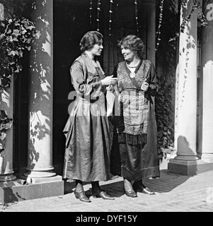 Alice Paul et Mme Pethwick-Laurence et réformateur social féministe américaine Banque D'Images