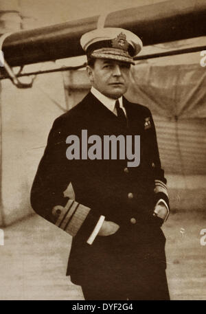 L'amiral David Beatty 1914. Amiral de la flotte David Richard Beatty, comte Beatty (17 janvier 1871 - 11 mars 1936) était un officier de la Royal Navy. Après avoir servi dans la guerre mahdistes et ensuite la réponse à la révolte des Boxers, il commande la 1re escadre de bataille lors de la bataille du Jutland en 1916, un engagement indécis après que son approche agressive était en contraste avec l'attention de son commandant l'amiral Sir John Jellicoe. Banque D'Images