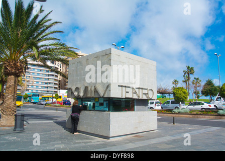 Le bureau de vente des billets de théâtre Teatro Pérez Galdós, Triana, Las Palmas de Gran Canaria, Gran Canaria Island, Spain, Europe Banque D'Images