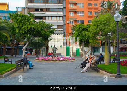 Parque de Santa Catalina square, Las Palmas de Gran Canaria, Gran Canaria Island, les îles Canaries, Espagne, Europe Banque D'Images