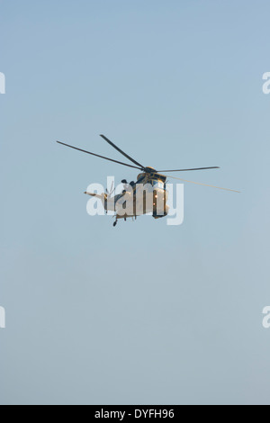 Hélicoptère de sauvetage Sea king RAF affiche à Clacton air show, Août 2013 Banque D'Images