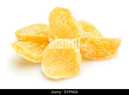 Gingembre Confit isolated Banque D'Images