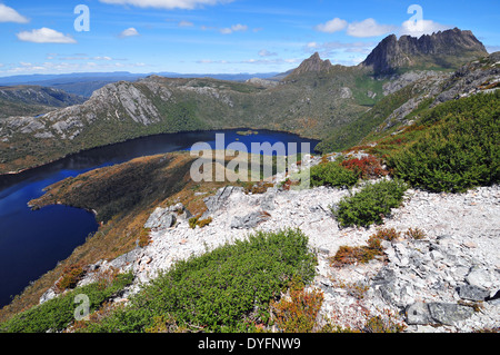 Le Parc National de Cradle Mountain, en Tasmanie, Australie Banque D'Images