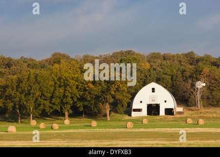 USA, Ohio, Arcada, Pop, Rock of Ages Route 66 Farm Banque D'Images