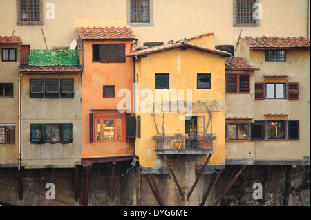 Détail de Ponte Vecchio à Florence, Italie Banque D'Images