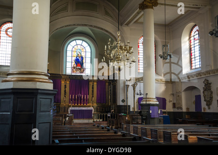 Église Sainte Marie la Vierge, Rotherhithe, Londres, UK Banque D'Images