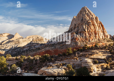 Pectols Pyramide, Capitol Reef National Park, Utah USA Banque D'Images