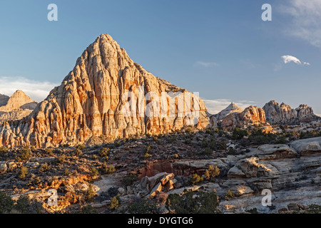 Pectols Pyramide, Capitol Reef National Park, Utah USA Banque D'Images