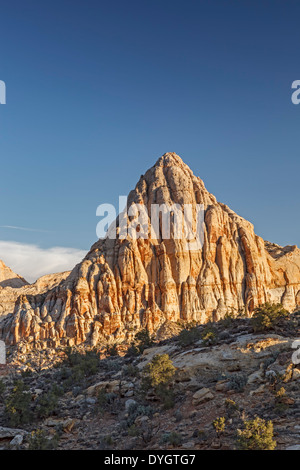 Pectols Pyramide, Capitol Reef National Park, Utah USA Banque D'Images