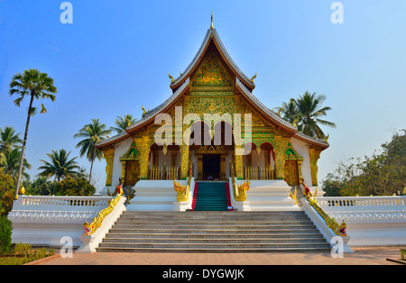 Haw Pha Bang Pavillion dans le domaine du Palais Royal, Luang Prabang une ville classée au patrimoine mondial de l'UNESCO, Laos, Lao, Asie du Sud-est Banque D'Images