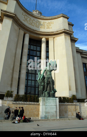 Théâtre National de Chaillot, Paris, France. Banque D'Images