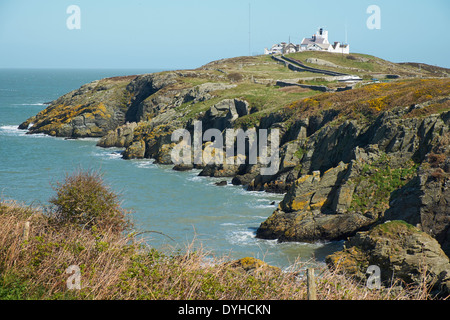 Lynas Point d'Anglesey Coastal Path Banque D'Images