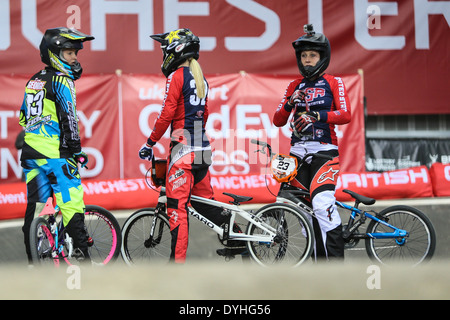 Supercross BMX UCI World Cup 2014 - Manchester, Royaume-Uni Banque D'Images