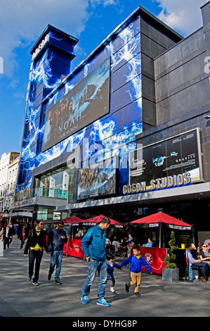 Cinéma Odéon, Leicester Square, West End, Londres, Angleterre, Royaume-Uni Banque D'Images