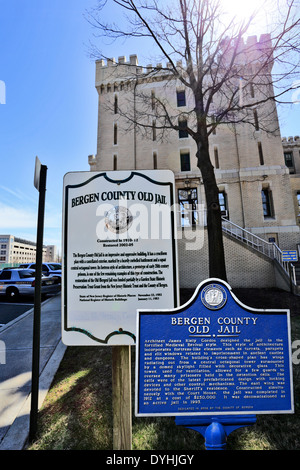 Bergen comté historique ancienne prison Hackensack New Jersey Banque D'Images