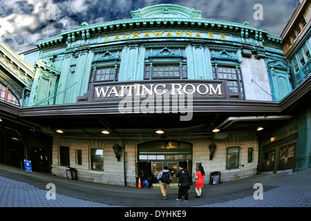 Hoboken terminal de transport au New Jersey Banque D'Images