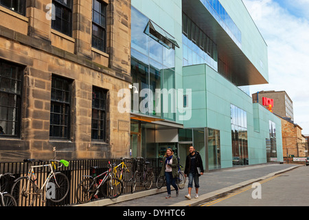 Extérieur de la Reid, le nouveau bâtiment annexe à la Glasgow School of Art and Design de l'architecte Steven Holl, Banque D'Images