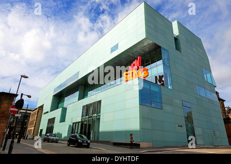 Extérieur de la Reid, le nouveau bâtiment annexe à la Glasgow School of Art and Design de l'architecte Steven Holl, Banque D'Images