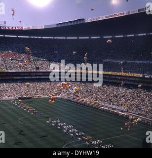 31.05.1970. Le Mexique. Finales de Football Coupe du Monde 1970 à Mexico. Stade Aztèque de Mexico lors de la cérémonie d'ouverture Banque D'Images