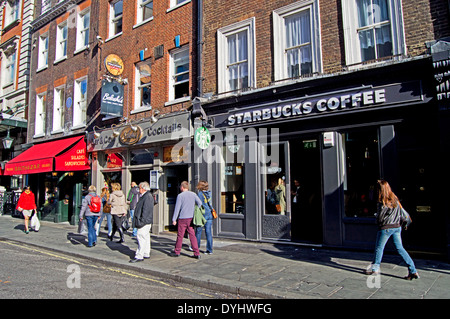 L'extérieur des cafés, Covent Garden, West End, Londres, Angleterre, Kngdom Banque D'Images