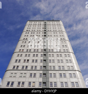 Cour de Bewick - un bloc de tours d'appartements / appartements dans le centre de Newcastle Upon Tyne, England, UK Banque D'Images