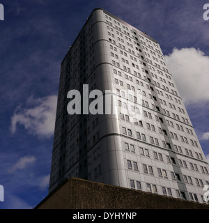 Cour de Bewick - un bloc de tours d'appartements / appartements dans le centre de Newcastle Upon Tyne, England, UK Banque D'Images
