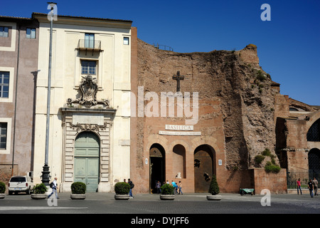 Italie, Rome, basilique de Santa Maria degli Angeli e dei Martiri Banque D'Images