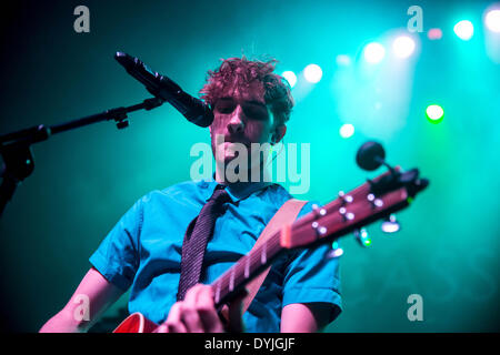 Detroit, Michigan, USA. Apr 19, 2014. JEFF GARNISON DE MONROE CASIO joue sur le mot de la bouche de Wanted World Tour au Fillmore à Detroit, MI, le 18 avril 2014 © Marc Nader/ZUMA/ZUMAPRESS.com/Alamy fil Live News Banque D'Images