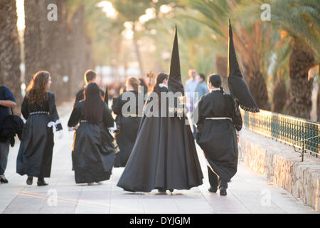 Procession du Vendredi saint, Pâques, Alicante, Valence, Espagne, Europe Banque D'Images