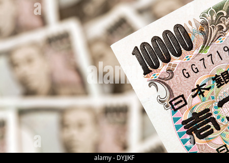 Japanische Yen Geldscheine. Geld aus Japon / yen japonais notes. L'argent du Japon, yen Japanische Geldscheine Banque D'Images