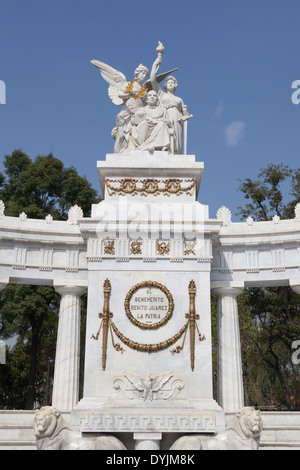 Hemiciclo Benito Juarez un à Alameda Central Park - Centro Histórico, Cuauhtémoc, Mexico, District Fédéral, Mexique Banque D'Images