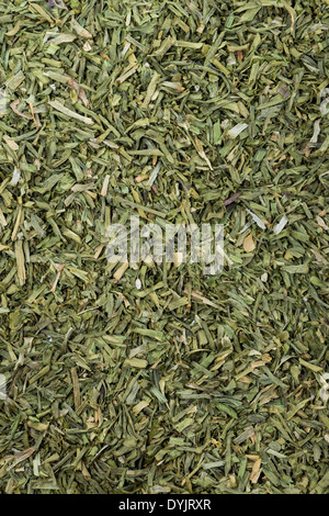 La ciboulette séchée de droit pour l'utilisation d'arrière-plan ou comme texture Banque D'Images