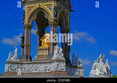 L'Albert Memorial, London, W2. UK Banque D'Images