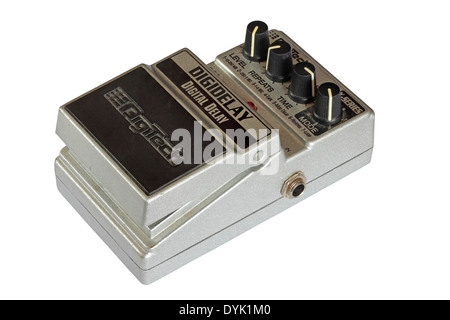 DigiTech X-Series Digital Delay synth isolé sur fond blanc Banque D'Images