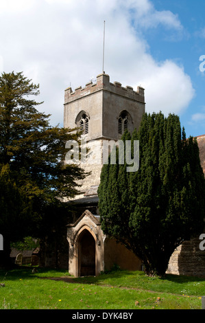 Église Saint Nicolas, Little Horwood, Buckinghamshire, England, UK Banque D'Images