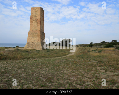 Torre de los Ladrones à Cobopino beach Banque D'Images