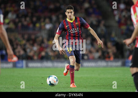 Barcelone, Espagne. Apr 20, 2014. Bartra en action au cours de la ligue espagnole match entre FC. Barcelone et l'Athletic de Bilbao dans le Nou Camp stadium : Action Crédit Plus Sport/Alamy Live News Banque D'Images