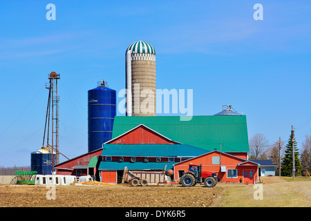 L'Ontario, Canada, Financement agricole Canada, Mennonite dans Village St Jacobs Banque D'Images