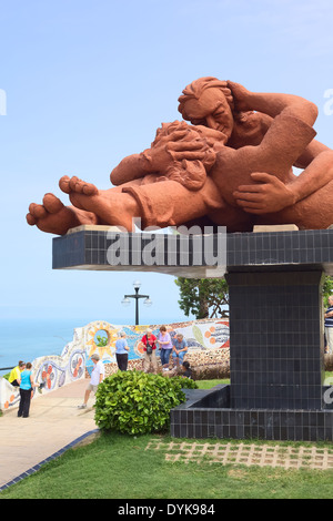 Parque del Amor à Miraflores, Lima, Pérou Banque D'Images